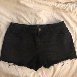 Black short shorts by Arizona Jean Company.